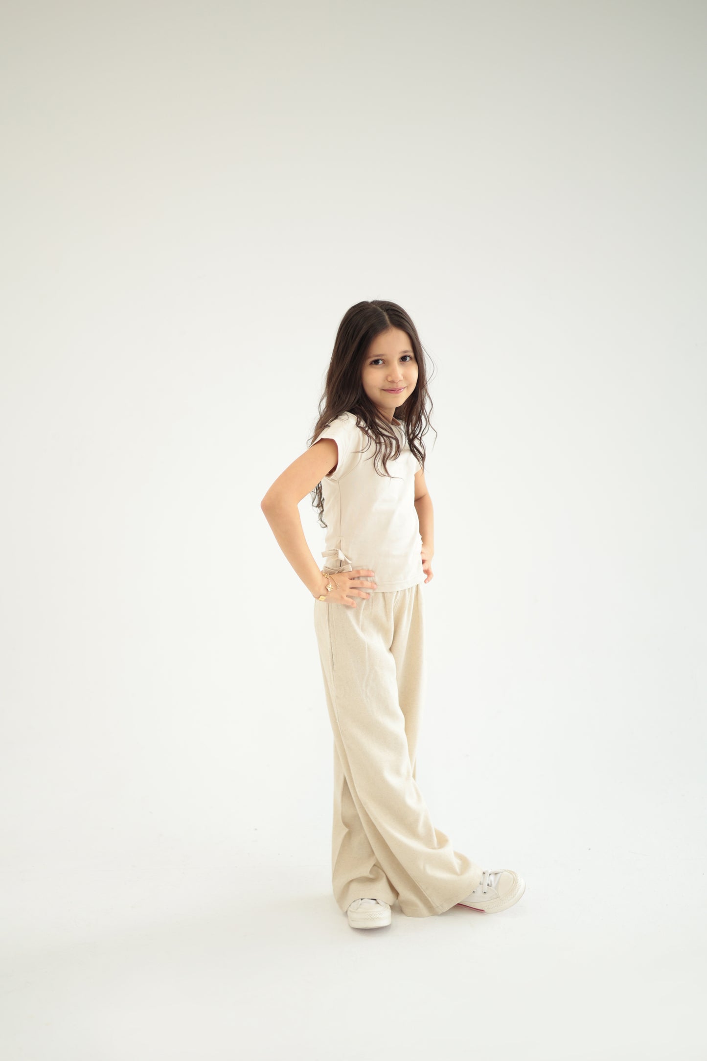 Golden Beige Trousers