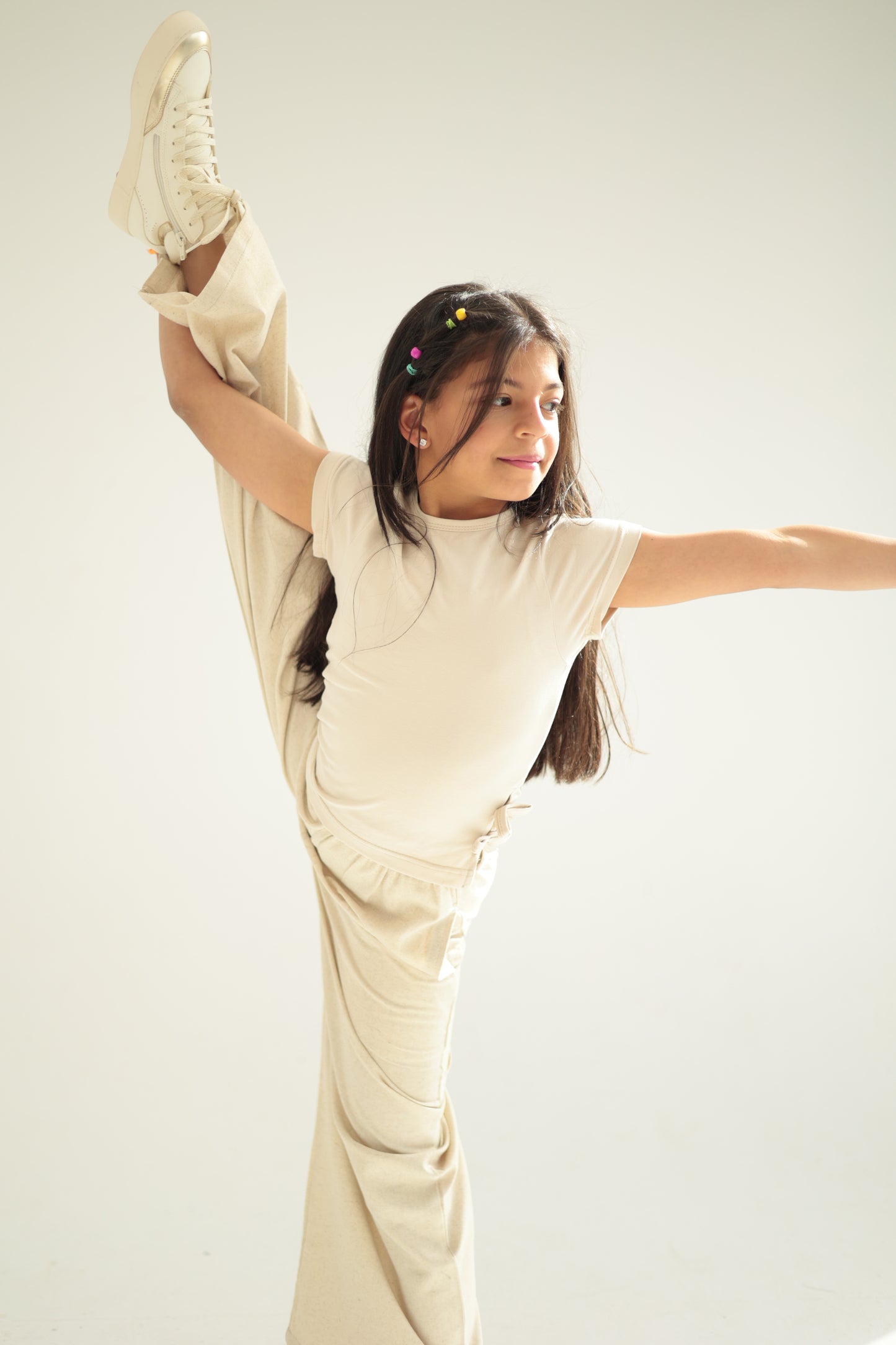 Golden Beige Trousers