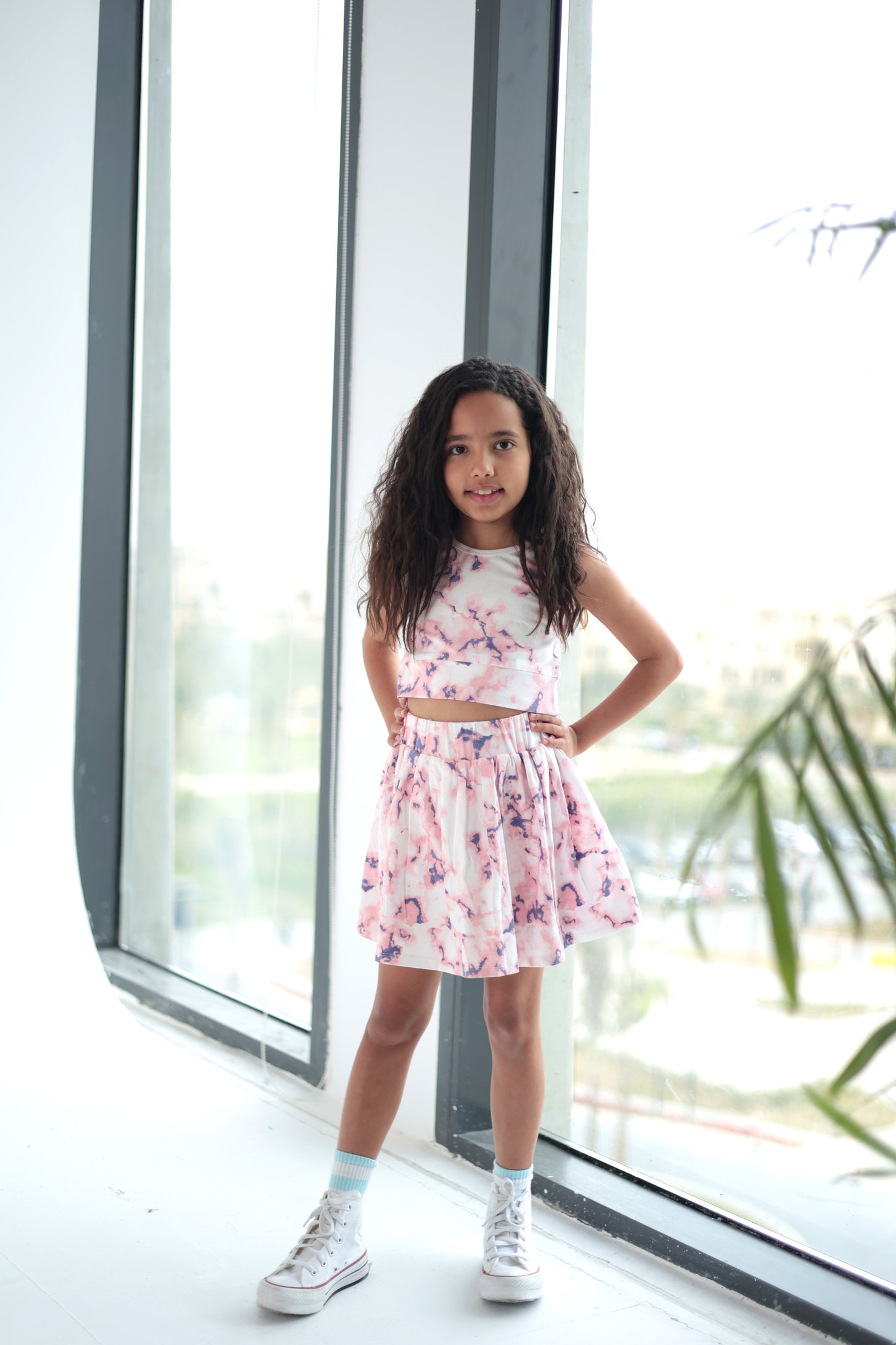PINK SKIRT SET