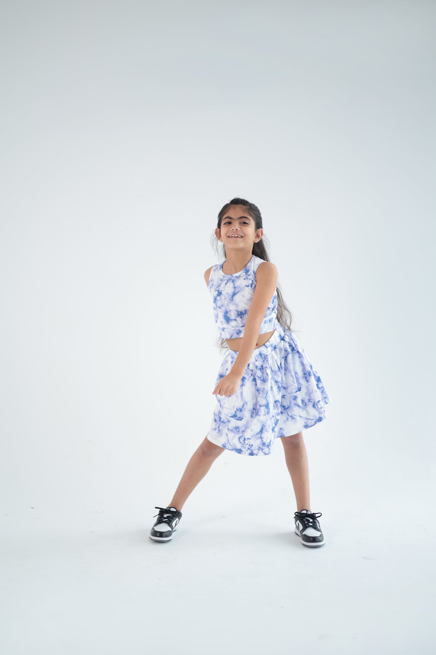 BLUE SKIRT SET