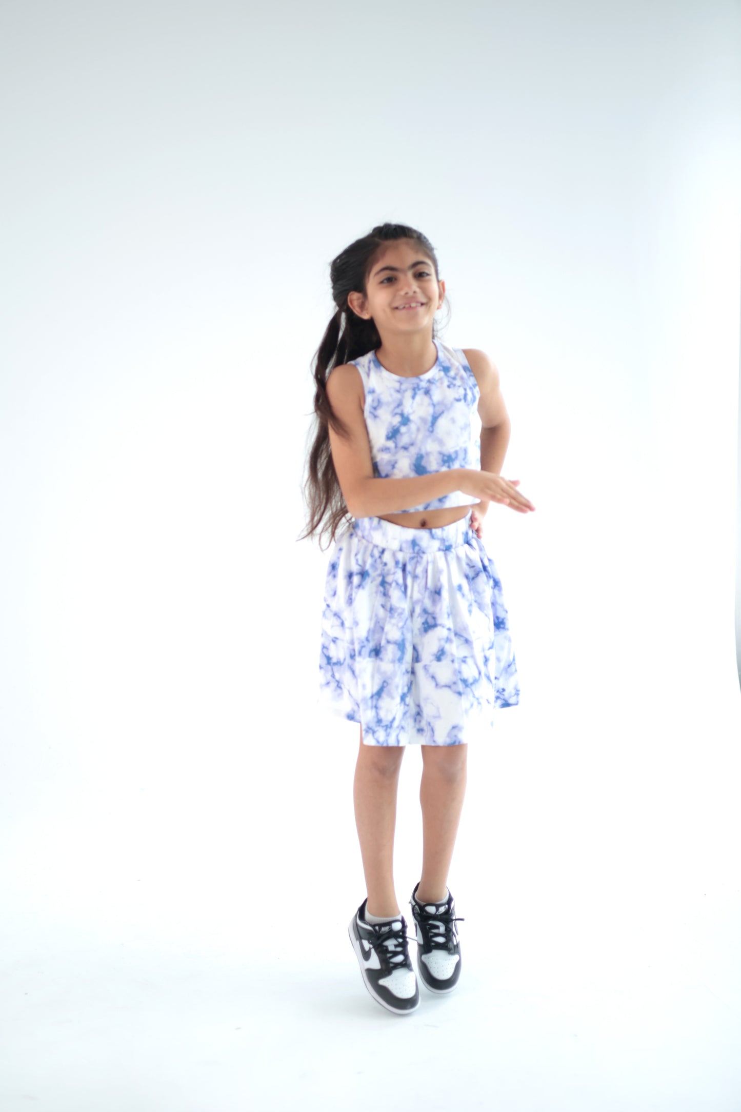 BLUE SKIRT SET