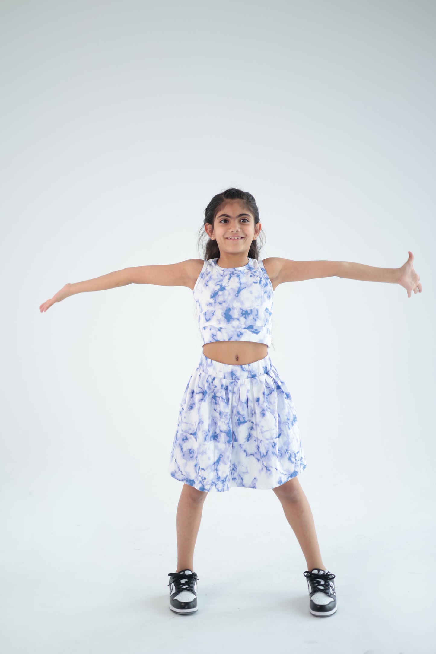 BLUE SKIRT SET