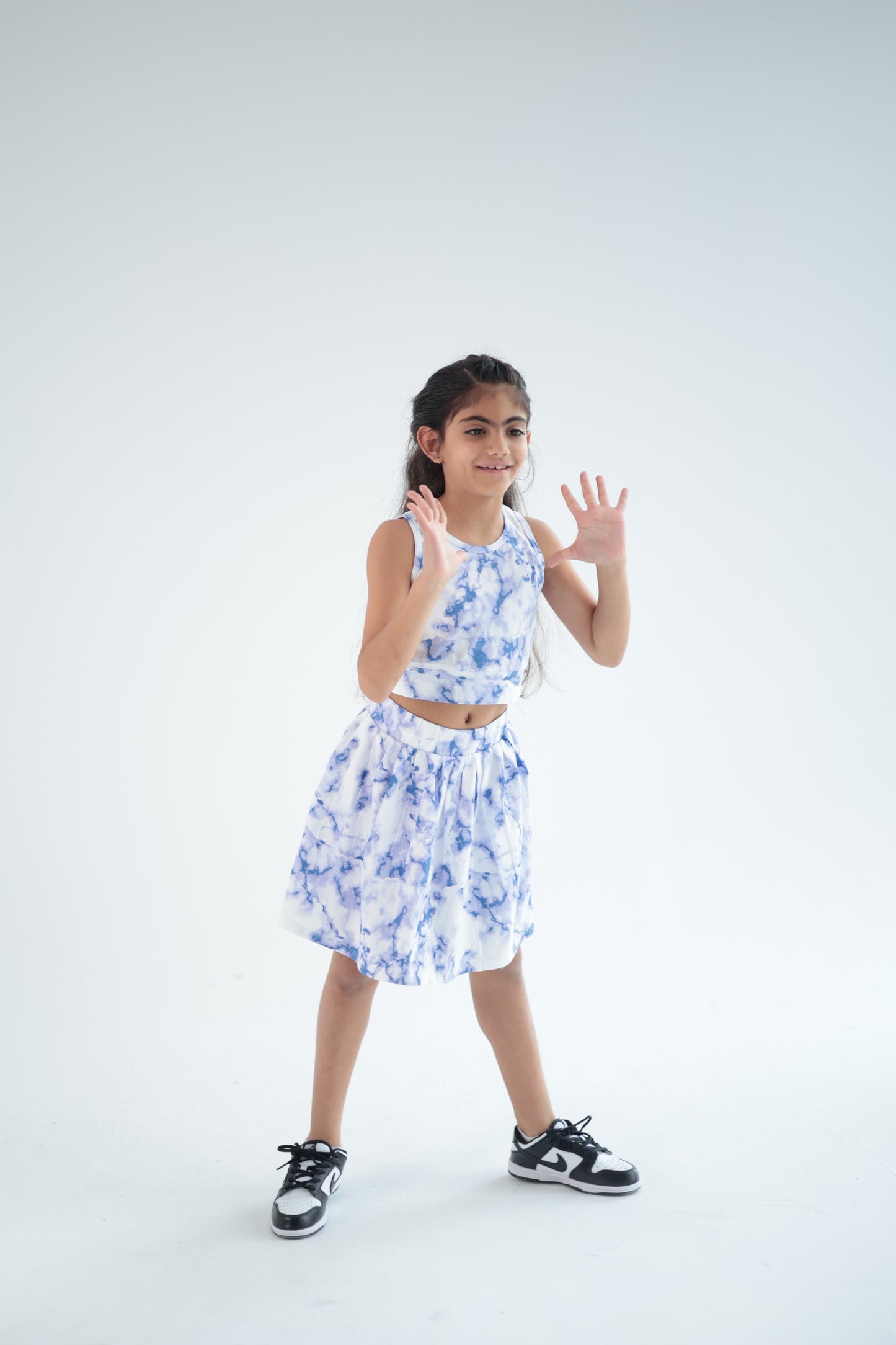 BLUE SKIRT SET