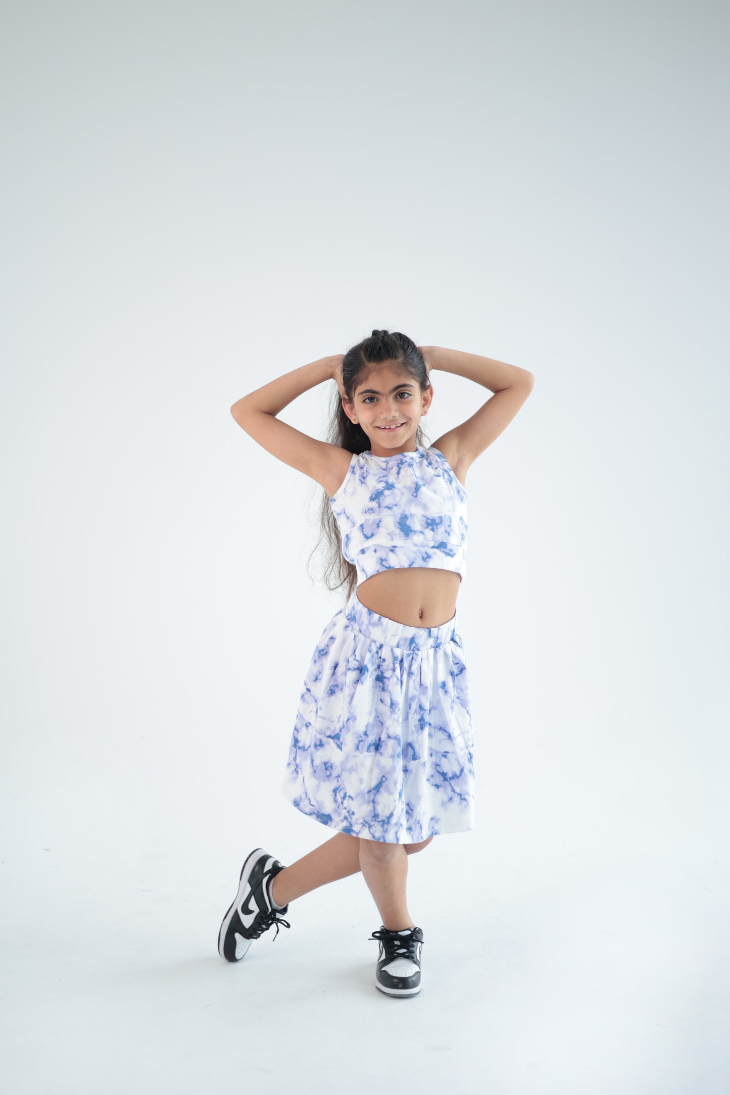 BLUE SKIRT SET