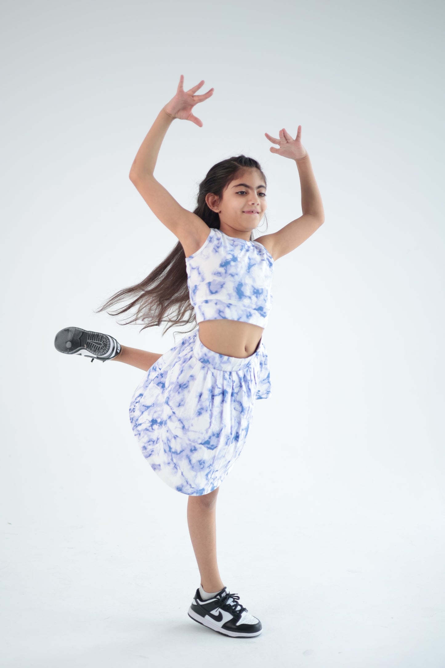 BLUE SKIRT SET