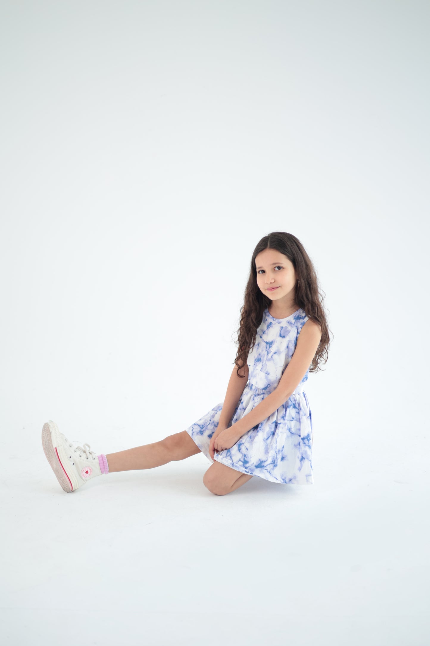BLUE SKIRT SET