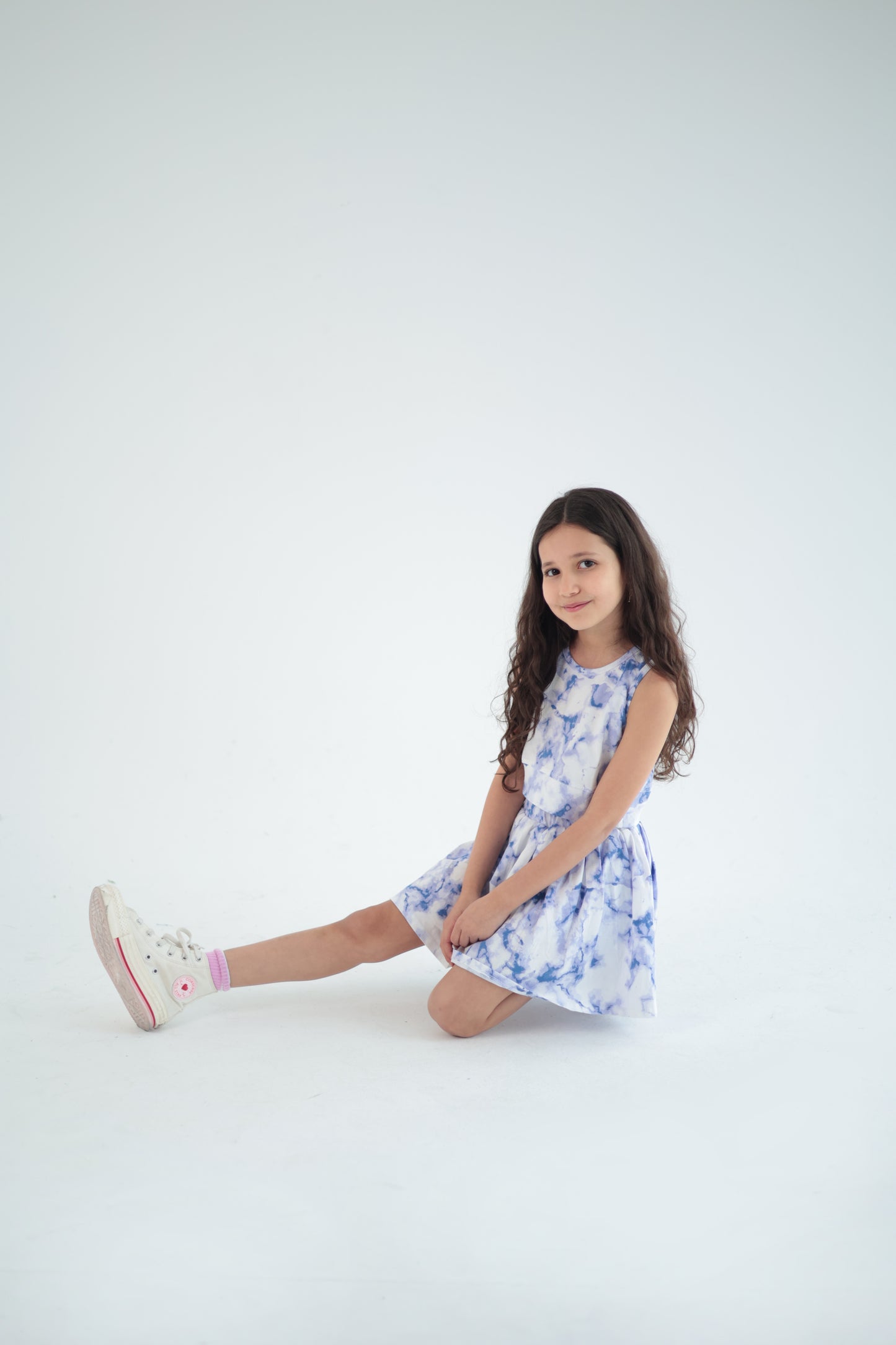 BLUE SKIRT SET