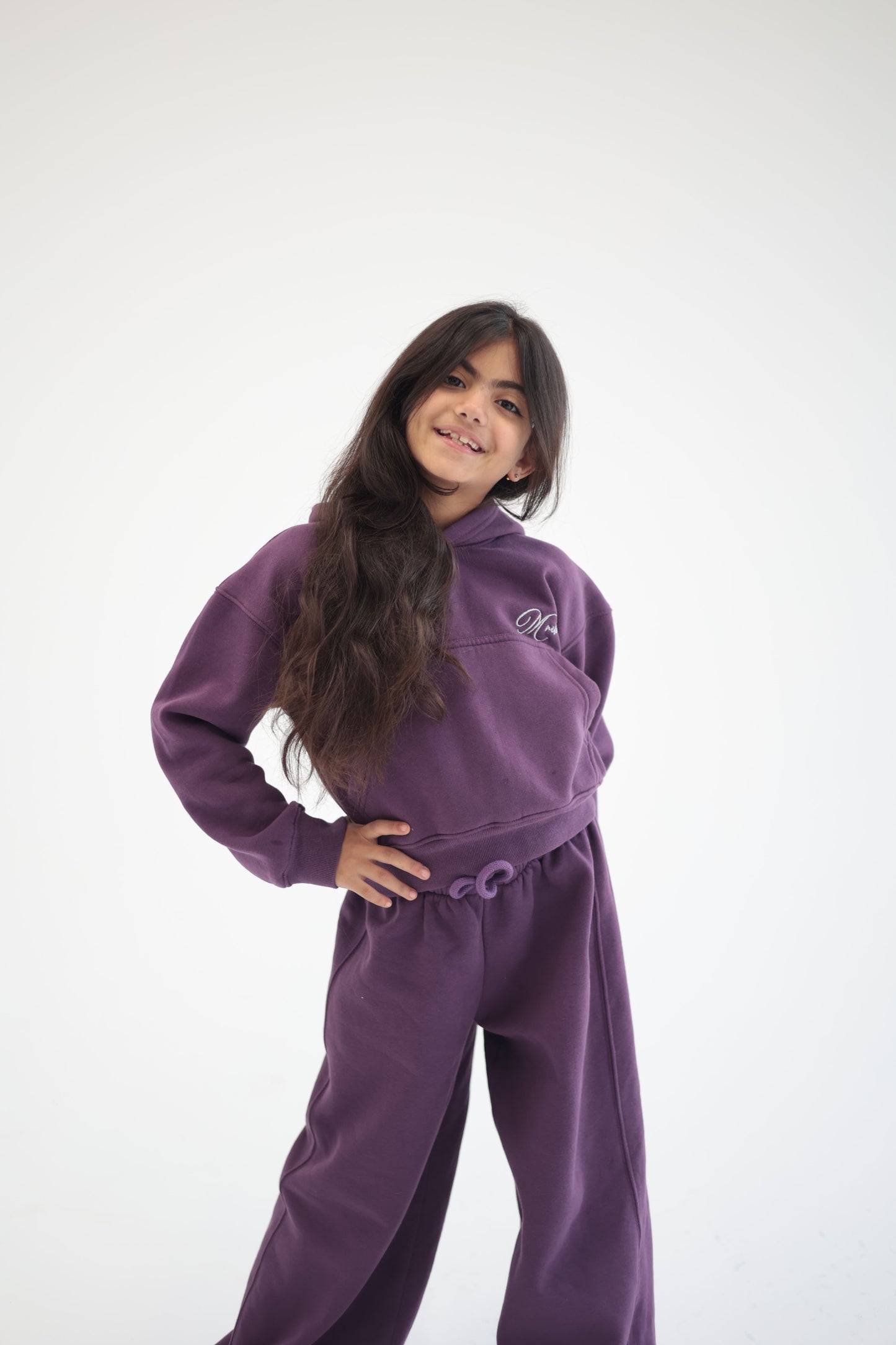 MINI NILE’s Purple Wide leg Set