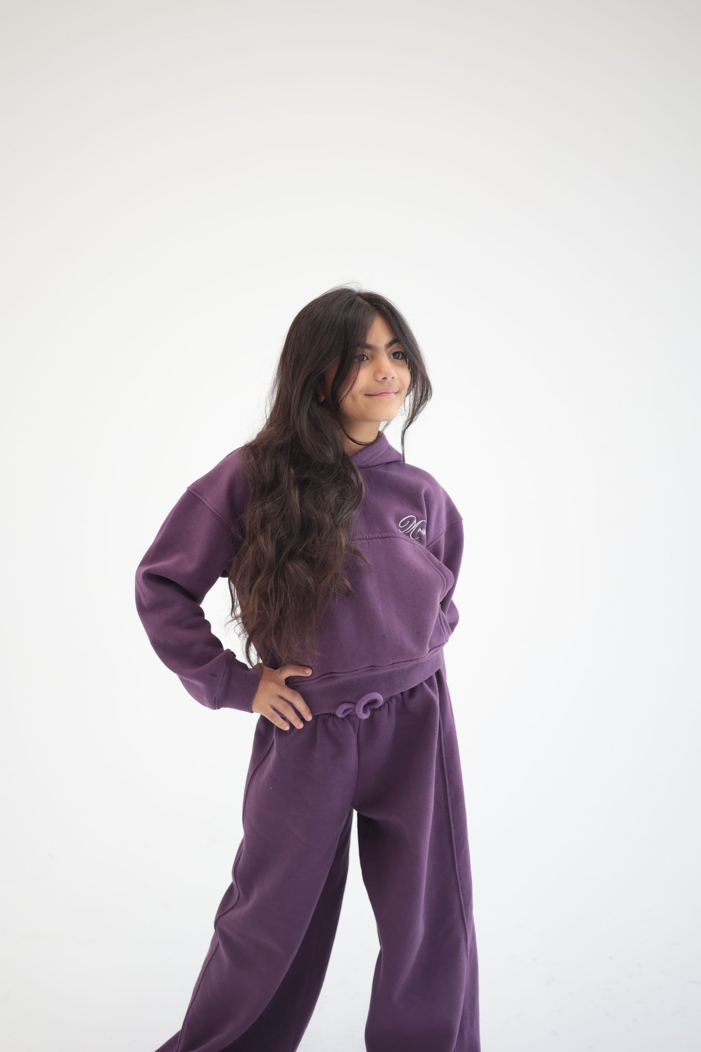 MINI NILE’s Purple Wide leg Set