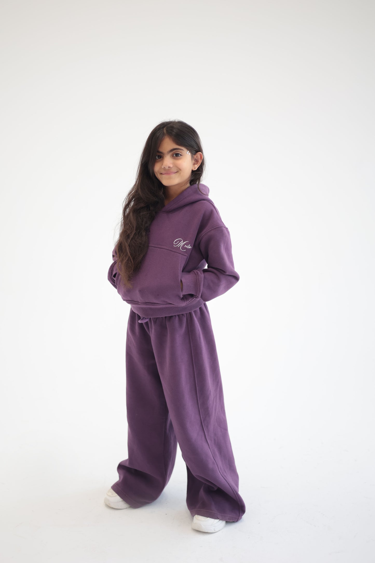 MINI NILE’s Purple Wide leg Set