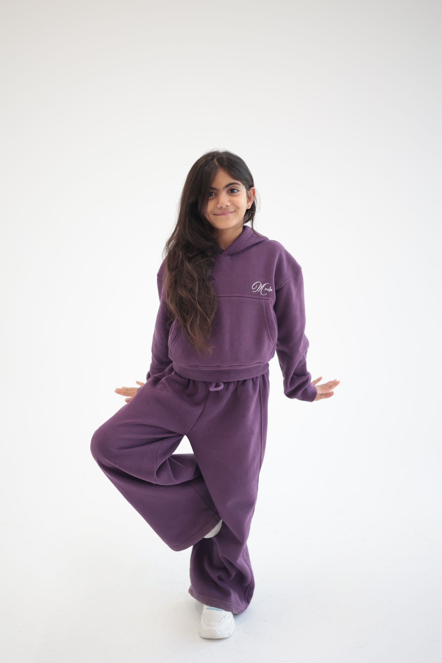 MINI NILE’s Purple Wide leg Set